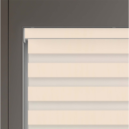 Dora Beige Electric Day and Night Blind Close Up