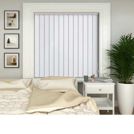 Eden Bright White Replacement Vertical Blind Slats