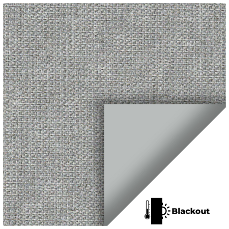 Eden Graphite Grey Electric No Drill Roller Blinds Scan