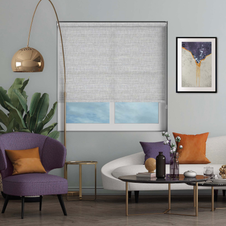 Entwine Charcoal Roller Blinds