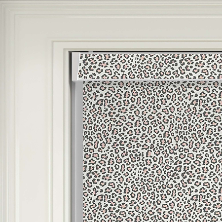 Feline Blush Electric No Drill Roller Blinds Product Detail