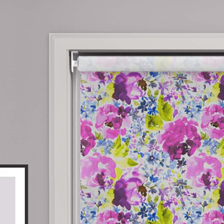 Flower Bomb Bright Electric Roller Blinds Product Detail