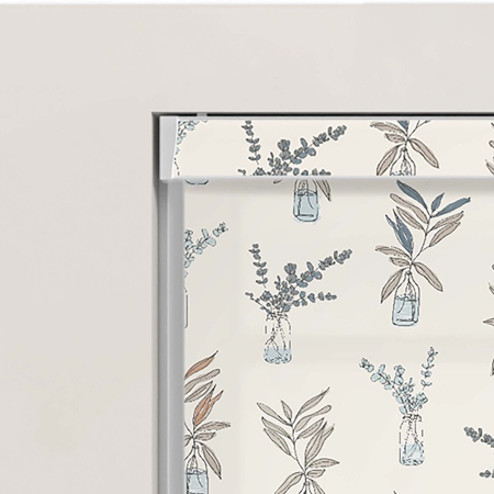 Foliage Finds Muted Electric Pelmet Roller Blinds Product Detail