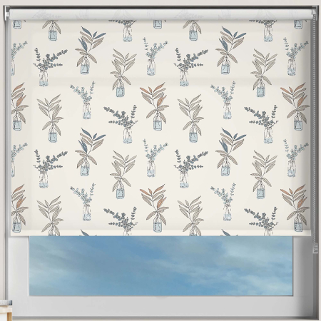 Foliage Finds Muted Roller Blinds Frame
