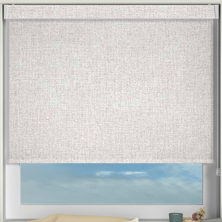 Glee Grey Electric No Drill Roller Blinds Frame