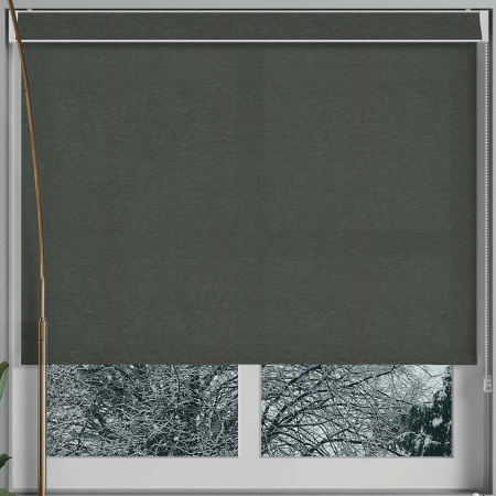 Glisten Onyx Electric No Drill Roller Blinds Frame