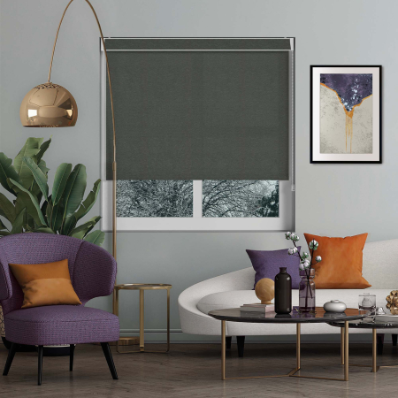 Glisten Onyx Electric No Drill Roller Blinds