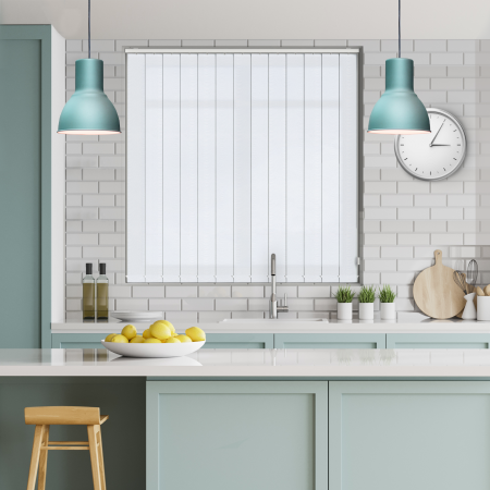 Hera White Replacement Vertical Blind Slats