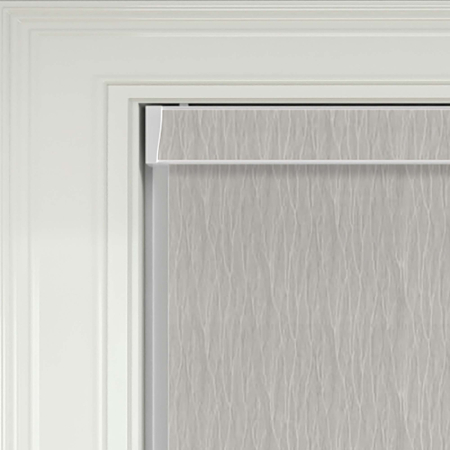 Hollow Beige Electric No Drill Roller Blinds Product Detail