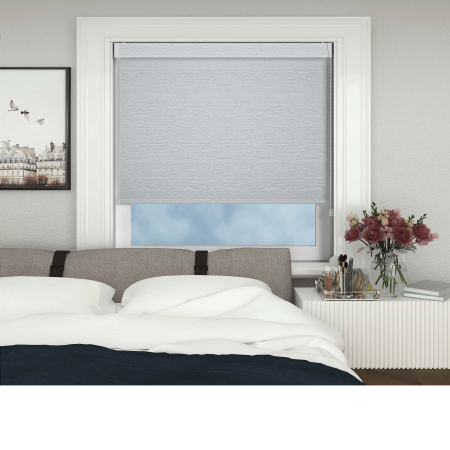 Ivey Duck Egg Electric No Drill Roller Blinds