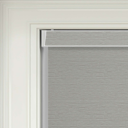 Ivey Grey Electric Pelmet Roller Blinds Product Detail