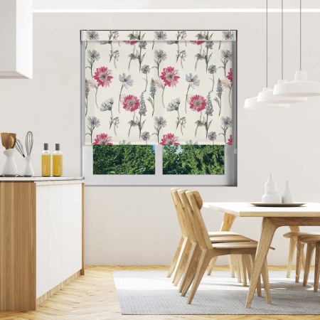 Jen Cerise Electric No Drill Roller Blinds