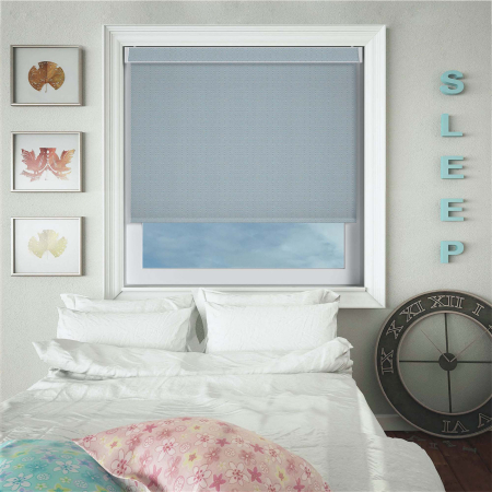 Jewel Azure Electric No Drill Roller Blinds