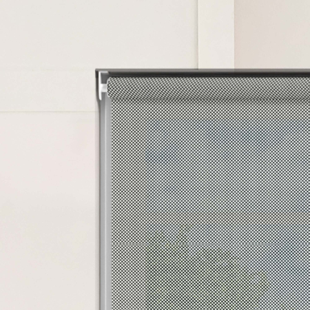 Grey Sun Screen Electric Roller Blinds Product Detail
