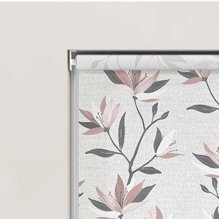 Lilium Blush Electric Roller Blinds Product Detail