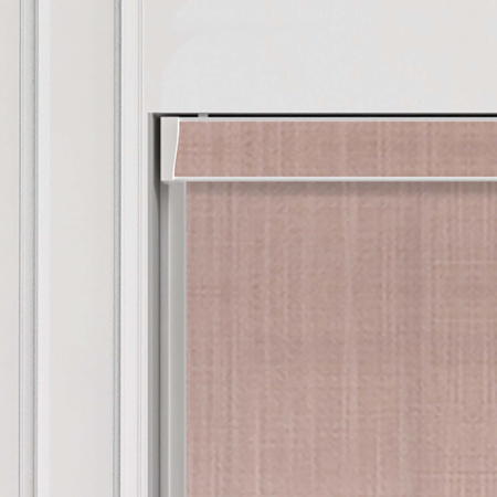 Linen Powder Pink Electric No Drill Roller Blinds Product Detail