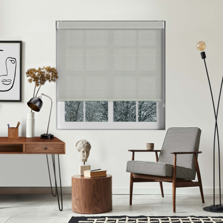Lori Grey Electric No Drill Roller Blinds