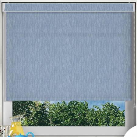 Lumi Blue Electric No Drill Roller Blinds Frame
