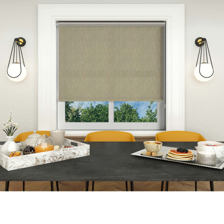Lumi Champagne Electric Roller Blinds