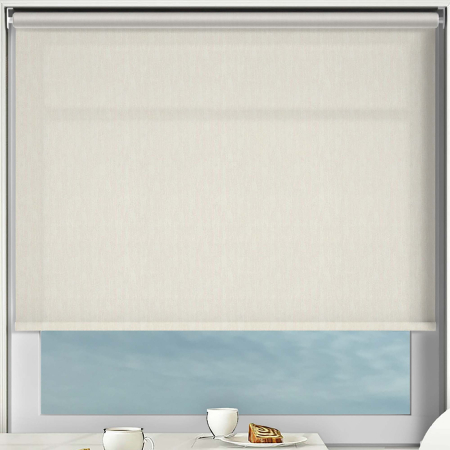Lumi White Electric Roller Blinds Frame
