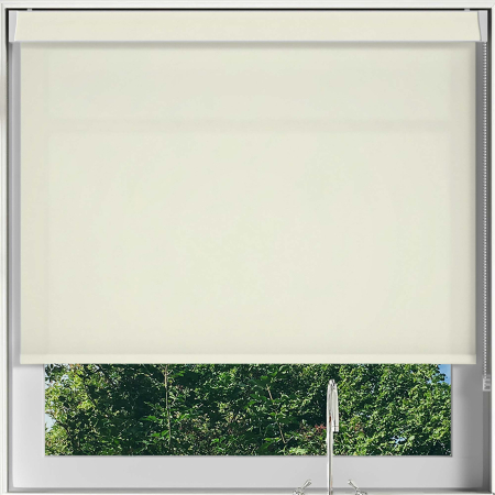 Luxe Calico Electric No Drill Roller Blinds Frame