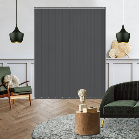 Luxe Charcoal Vertical Blinds