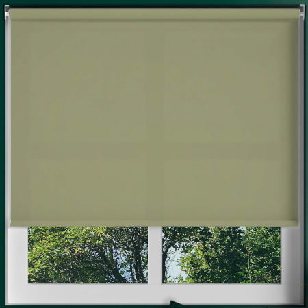 Luxe Green Electric Roller Blinds Frame