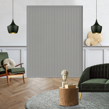 Luxe Grey Replacement Vertical Blind Slats