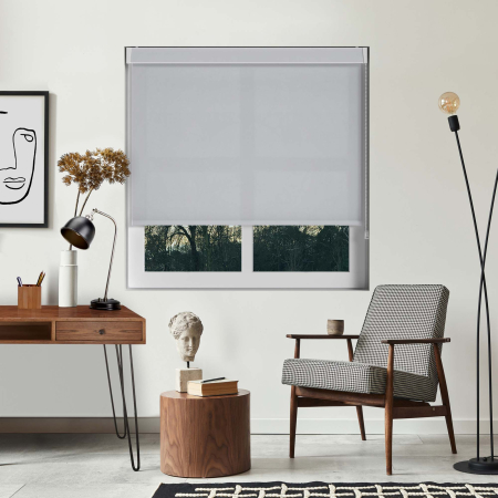 Luxe Iron Electric No Drill Roller Blinds