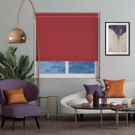 Luxe Redcurrant No Drill Blinds