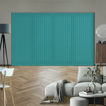 Luxe Teal Replacement Vertical Blind Slats