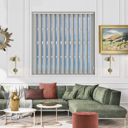Madre Iron Vertical Blinds Open