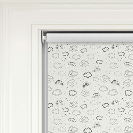 Magical Skies Grey Electric Roller Blinds Product Detail