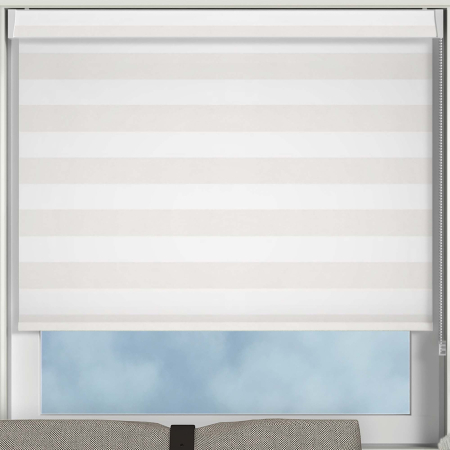 Metallic Stripe Crystal Electric No Drill Roller Blinds Frame
