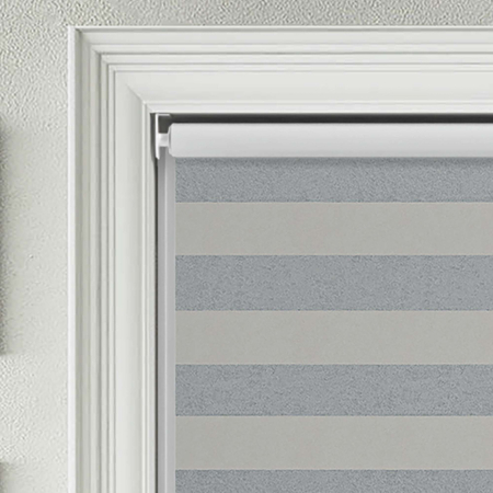 Metallic Stripe Shadow Electric Roller Blinds Product Detail
