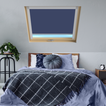 Midnight Blue Duratech Roof Window Blinds