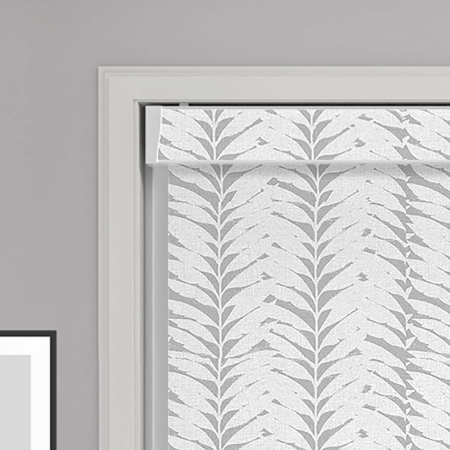 Mimosa Grey Electric Pelmet Roller Blinds Product Detail