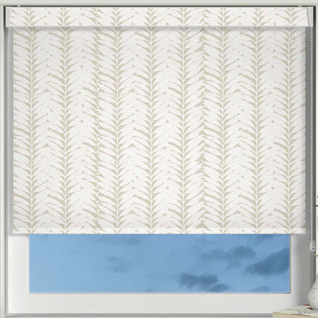 Mimosa Sand Electric No Drill Roller Blinds Frame