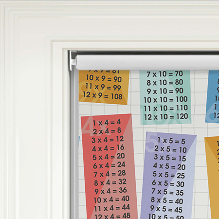 Multiplication Rainbow Roller Blinds Product Detail