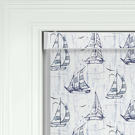 Nautical Waves No Drill Blinds Product Detail