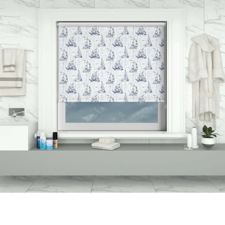 Nautical Waves Roller Blinds