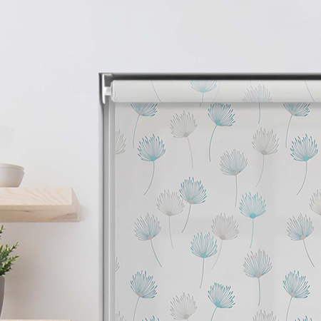 Odi Cornflower Electric Roller Blinds Product Detail
