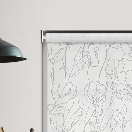 Odora Grey Electric Roller Blinds Product Detail