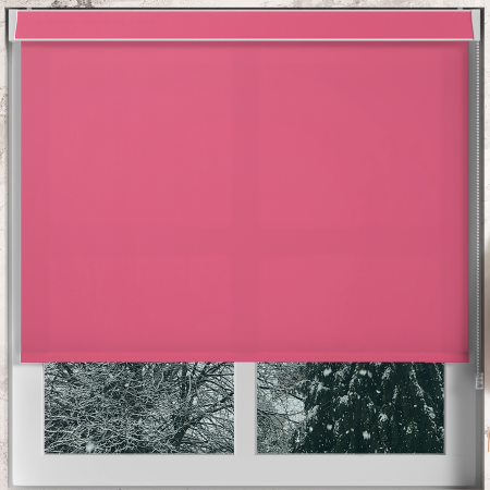 Origin Bright Pink Pelmet Roller Blinds Frame