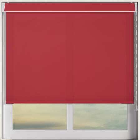 Origin Bright Red No Drill Blinds Frame