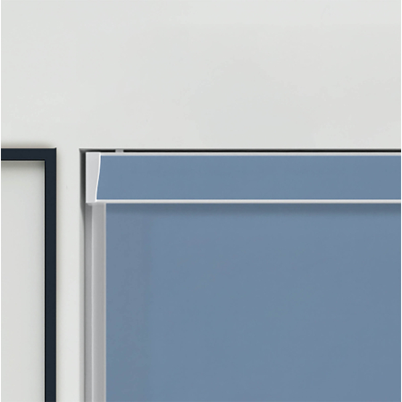 Origin Dusky Blue Electric No Drill Roller Blinds Product Detail