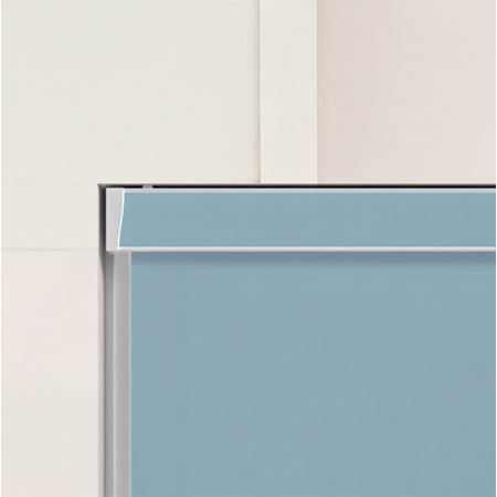 Origin Pastel Blue Electric No Drill Roller Blinds Product Detail