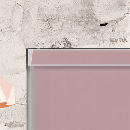 Origin Pastel Pink Electric No Drill Roller Blinds Product Detail