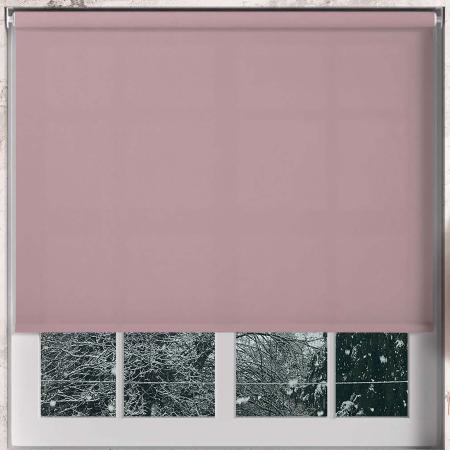 Origin Pastel Pink Electric Roller Blinds Frame