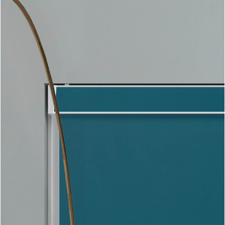 Origin Rich Teal Electric No Drill Roller Blinds Product Detail